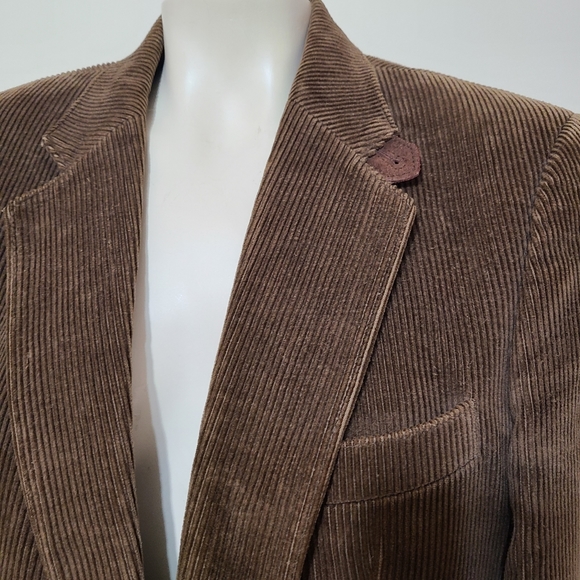 Sergio Valente Suits & Blazers Vintage Brown Corduroy Suede Elbows